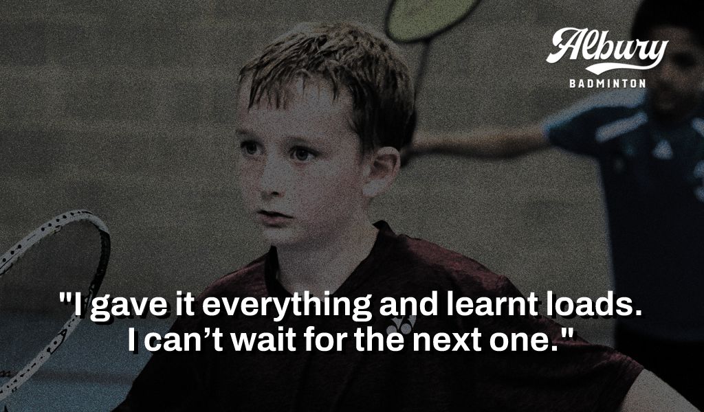 Redhill-based junior player reflecting on experience at Badminton England tournaments